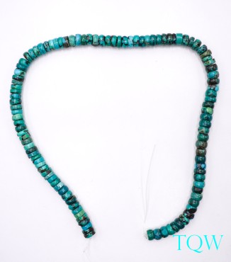 Rondelle Turquoise - Blue Green - 8 mm - 05-08-10