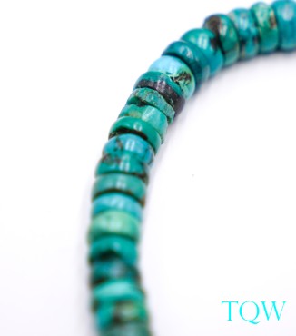 Rondelle Turquoise - Blue Green - 8 mm - 05-08-10