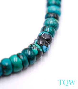 Rondelle Turquoise - Blue Green - 8 mm - 05-08-10