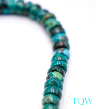 Rondelle Turquoise - Blue Green - 8 mm - 05-08-10