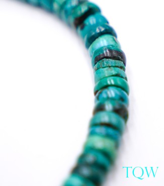 Rondelle Turquoise - Blue Green - 8 mm - 05-08-10