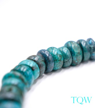 Large Rondelle Turquoise - Blue Green - 16 mm - 05-08-12