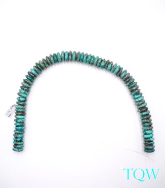 Large Rondelle Turquoise - Green Blue - 17 mm - 05-08-15