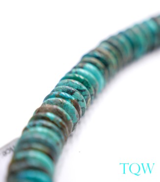 Large Rondelle Turquoise - Green Blue - 17 mm - 05-08-15