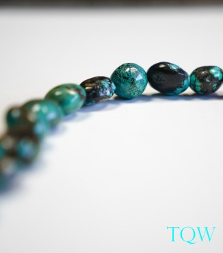 Graduated Oval Turquoise - Green Blue - 06-01-01