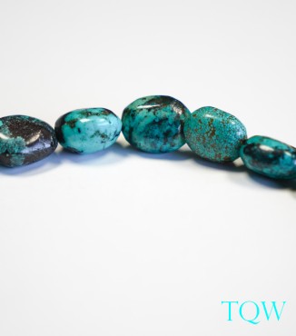 Graduated Oval Turquoise - Green Blue - 06-01-02