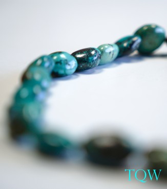 Graduated Oval Turquoise - Green Blue - 06-01-02