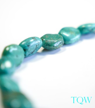Irregular Oval Turquoise - Green Blue - 06-01-03