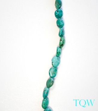 Irregular Oval Turquoise - Green Blue - 06-01-03