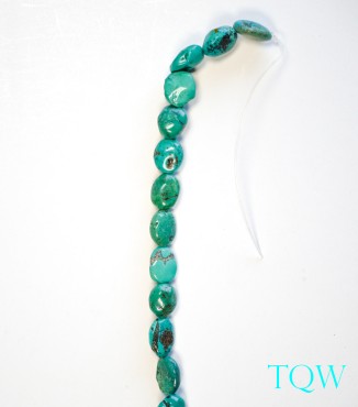 Irregular Oval Turquoise - Green Blue - 06-01-03