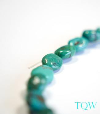 Irregular Oval Turquoise - Green Blue - 06-01-03