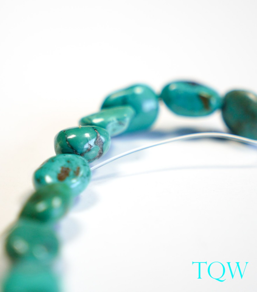 Irregular Oval Turquoise - Green Blue - 06-01-03
