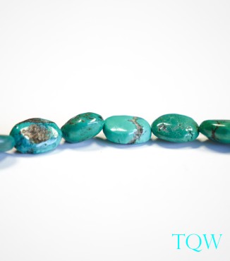 Irregular Oval Turquoise - Green Blue - 06-01-03
