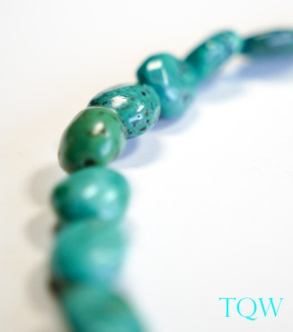 Irregular Oval Turquoise - Green Blue - 06-01-03