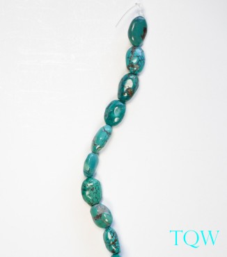 Irregular Oval Turquoise - Green Blue - 06-01-04