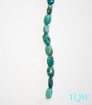 Irregular Oval Turquoise - Green Blue - 06-01-04