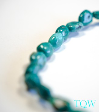 Irregular Oval Turquoise - Green Blue - 06-01-04