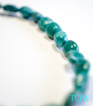 Irregular Oval Turquoise - Green Blue - 06-01-04