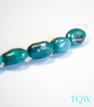 Irregular Oval Turquoise - Green Blue - 06-01-04