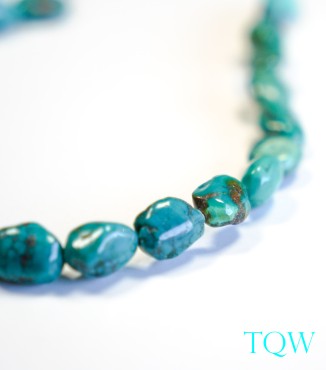 Irregular Oval Turquoise - Green Blue - 06-01-04