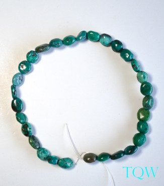 Irregular Oval Turquoise - Green Blue - 06-01-05