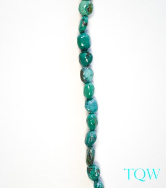 Irregular Oval Turquoise - Green Blue - 06-01-05