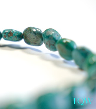 Irregular Oval Turquoise - Green Blue - 06-01-05