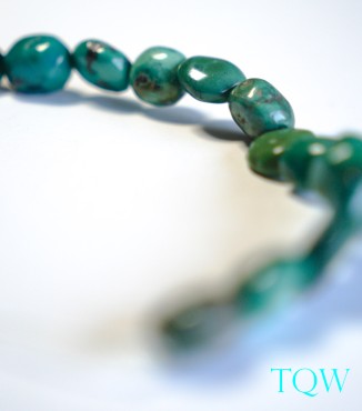 Irregular Oval Turquoise - Green Blue - 06-01-05