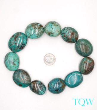 Large Oval Turquoise - Blue Green - 06-01-07