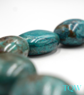 Large Oval Turquoise - Blue Green - 06-01-07
