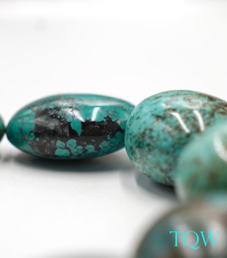 Large Oval Turquoise - Blue Green - 06-01-07