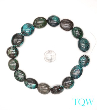 Oval Turquoise - Green Blue - 06-01-08