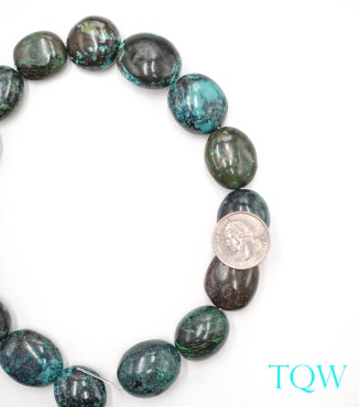 Oval Turquoise - Green Blue - 06-01-08