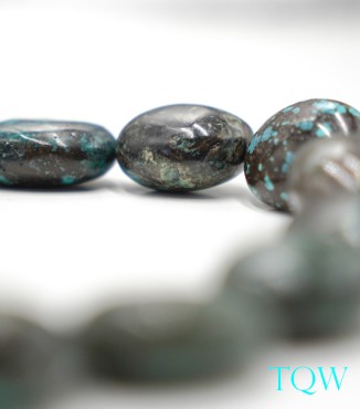Oval Turquoise - Green Blue - 06-01-08