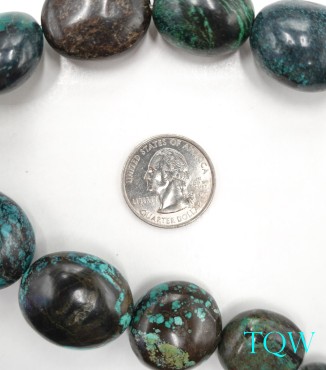 Oval Turquoise - Green Blue - 06-01-08