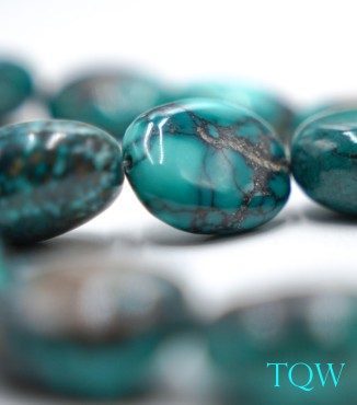 Oval Turquoise - Green Blue - 06-01-12