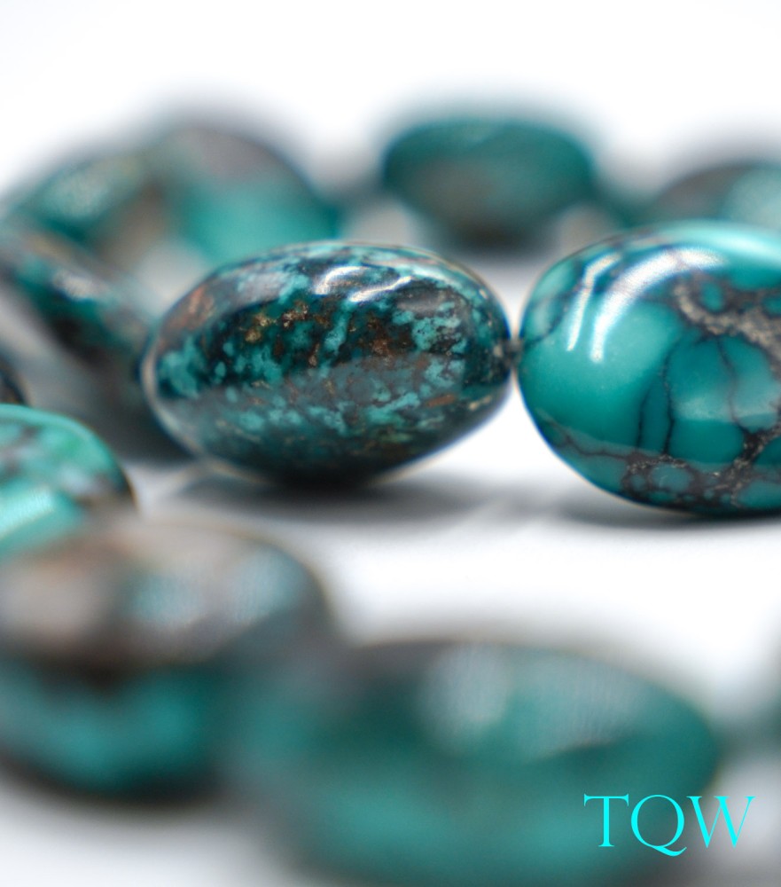 Oval Turquoise - Green Blue - 06-01-12