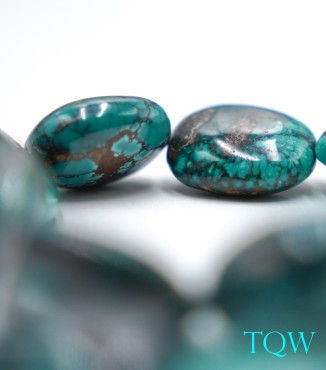 Oval Turquoise - Green Blue - 06-01-12