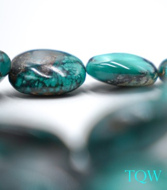Oval Turquoise - Green Blue - 06-01-12