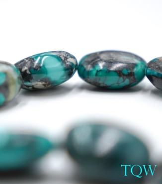 Oval Turquoise - Green Blue - 06-01-12