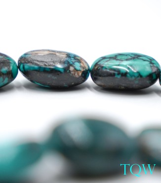 Oval Turquoise - Green Blue - 06-01-12
