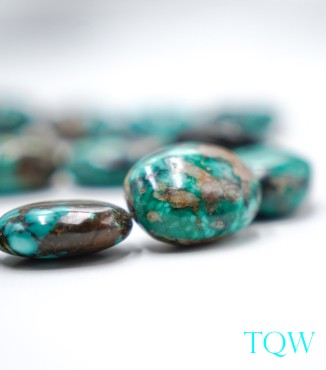 Oval Turquoise - Green Blue - 06-01-14