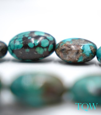 Oval Turquoise - Green Blue - 06-01-14