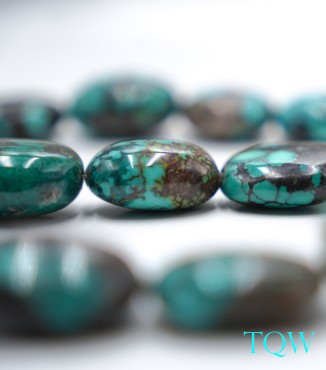 Oval Turquoise - Green Blue - 06-01-14