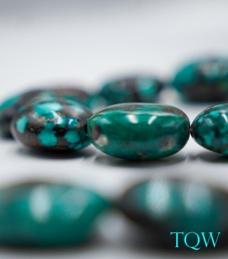 Oval Turquoise - Green Blue - 06-01-14
