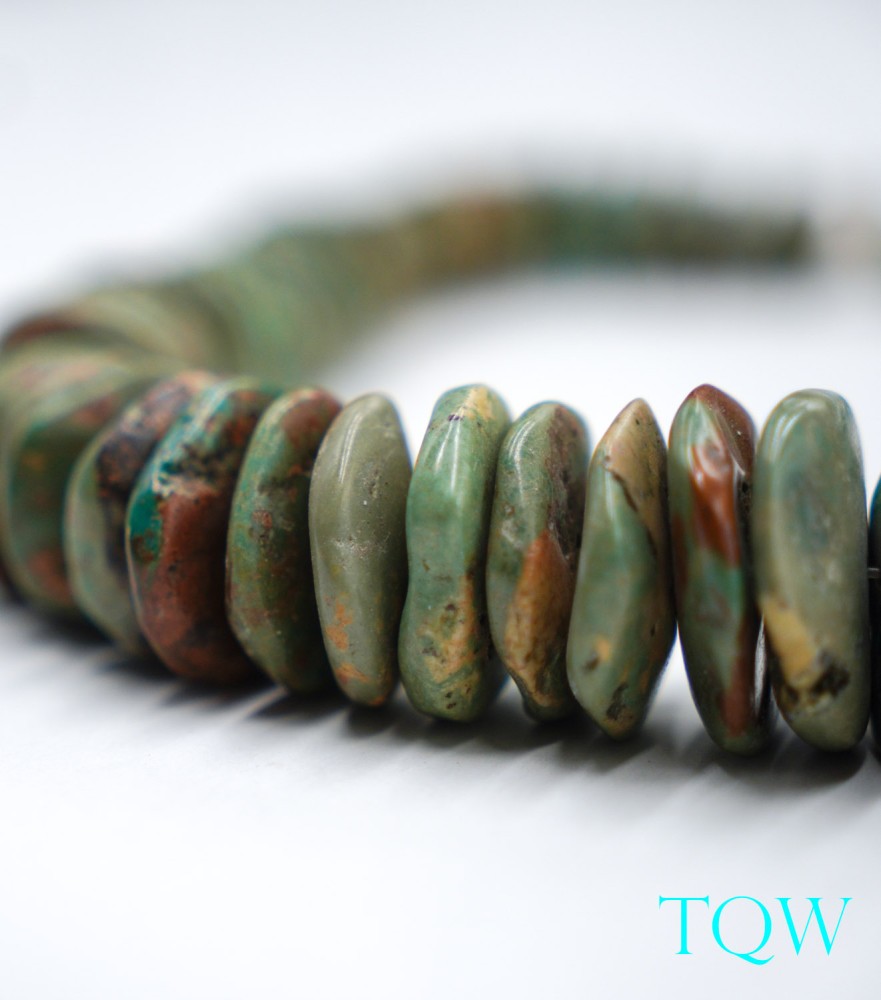 Graduated Coin Turquoise - Green - 06-01-15
