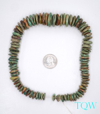 Graduated Coin Turquoise - Green - 06-01-15