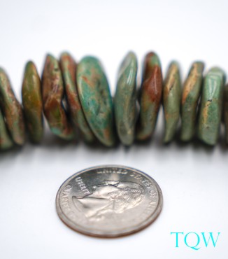 Graduated Coin Turquoise - Green - 06-01-15