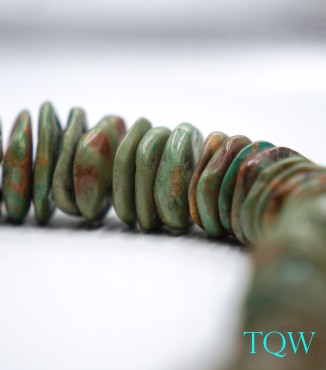 Graduated Coin Turquoise - Green - 06-01-15