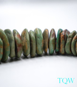 Graduated Coin Turquoise - Green - 06-01-15